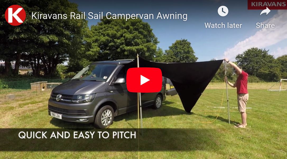Video: Kiravans Rail Sail Campervan Awning