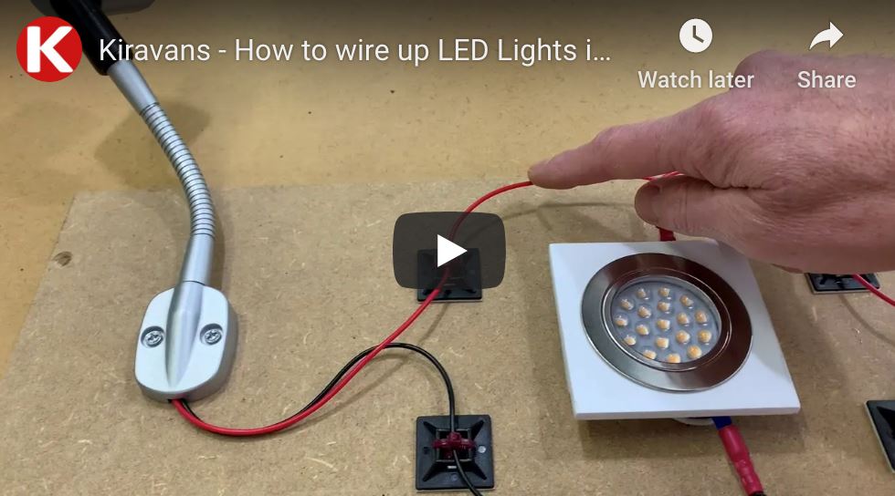 Video: How to wire up LED Lights in your campervan conversion