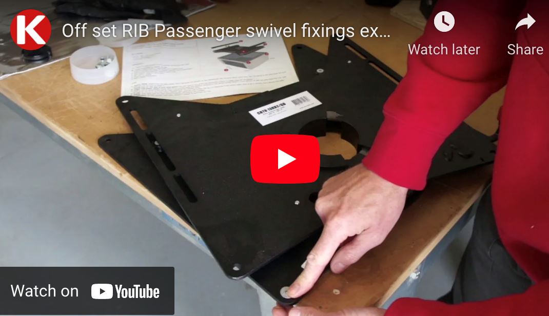 Offset RIB Passenger swivel - Fixings explained