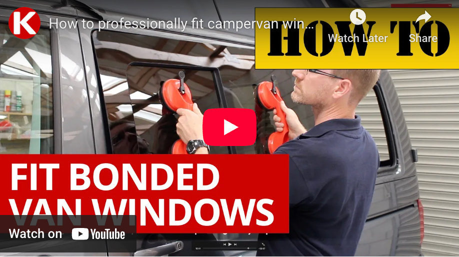 ▶️ How to Professionally fit Van Windows to a VW Transporter T5/T6