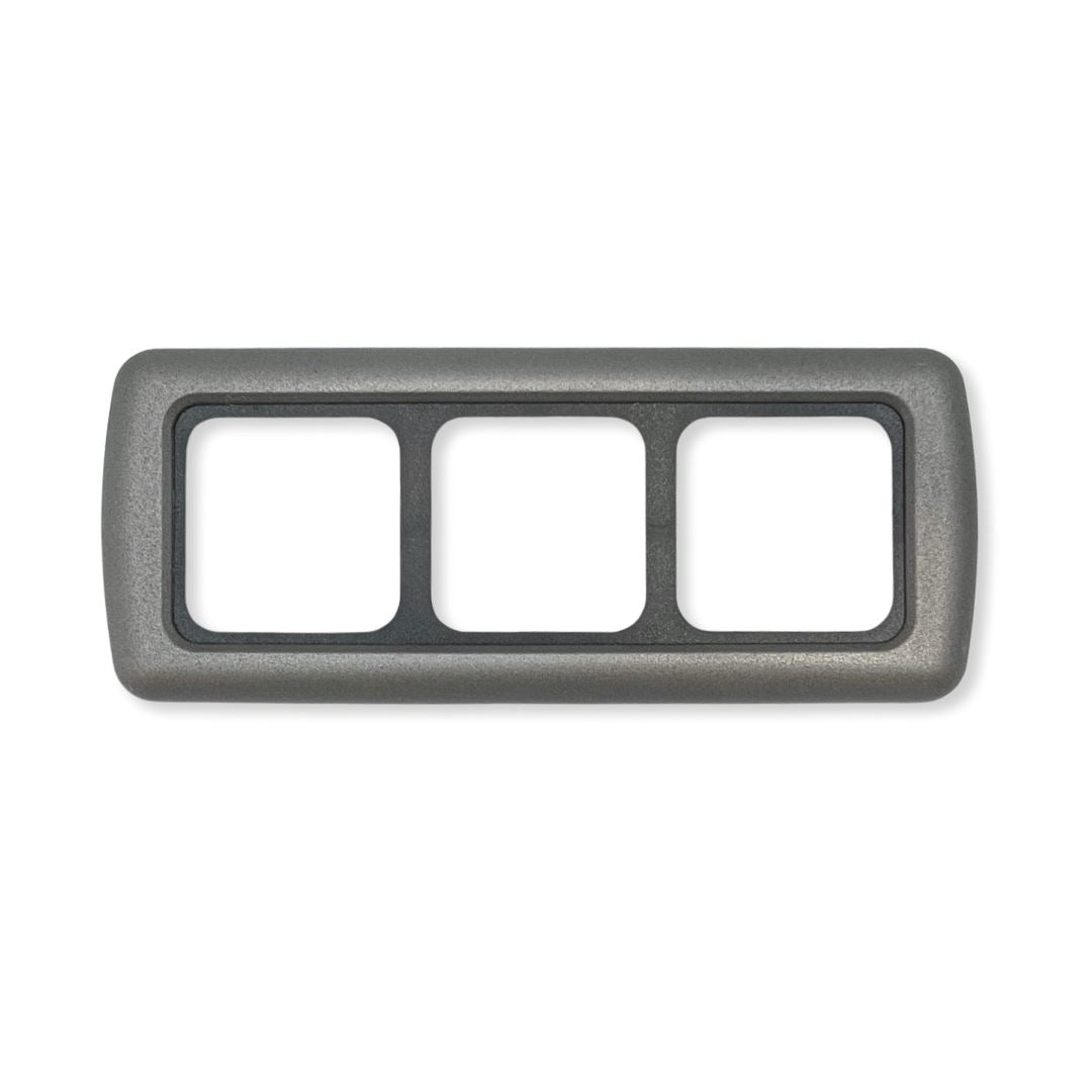 CBE Inner + Outer Frame Set in Light Silvery Grey (1, 2, or 3 Gang) CBE 3-Gang 