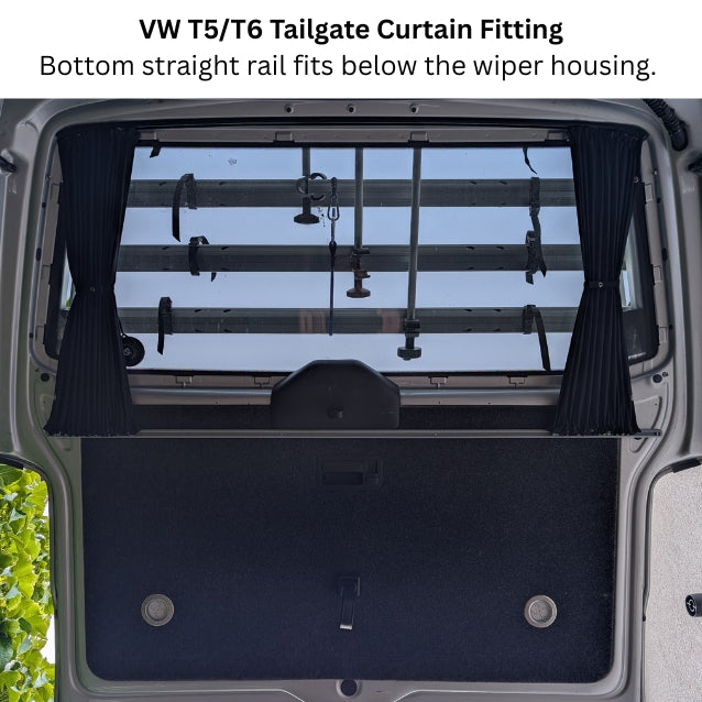 VW T5 to T6.1 Premium Blackout Curtain Kit - Tailgate Window