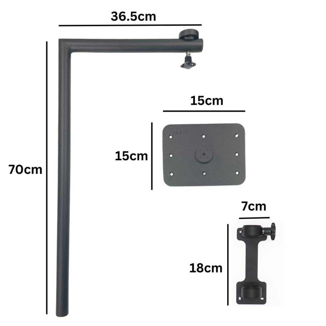 Kiravans Pro 360 Campervan Table Leg - Black Edition