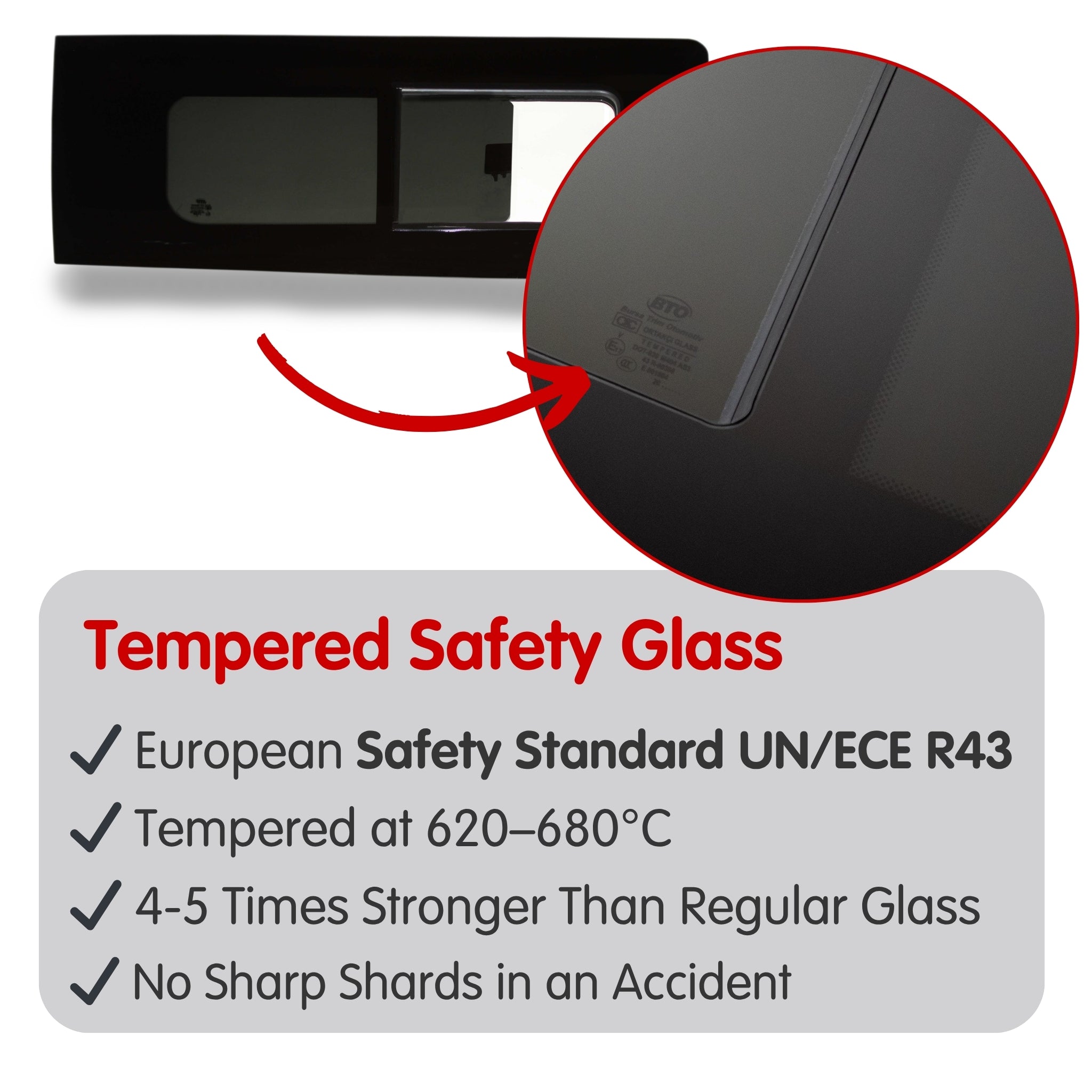 Ford Transit Custom 1st Gen V362 (2013-2023) Windows + Fitting Kits: Build Your Window Set