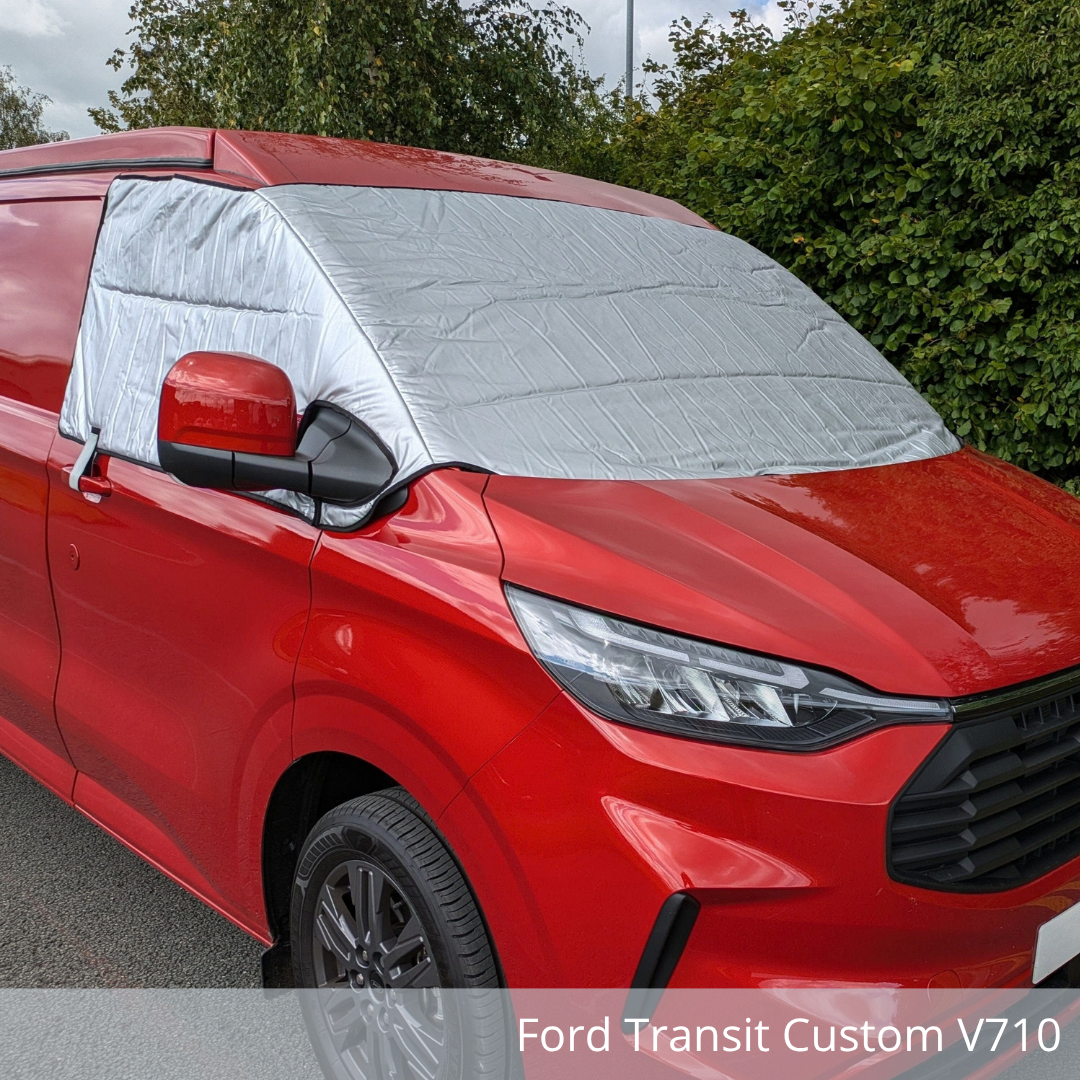 Kiravans Campervan External Cab Window Screen Cover – Slim & Space-Saving – VW, Ford, Peugeot, Citroën, Toyota, Vauxhall & Fiat