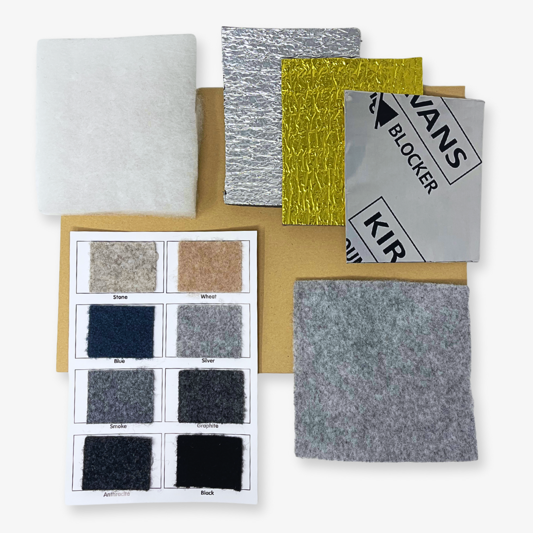 Kiravans 4-step Campervan Lining System - FREE SAMPLE PACK