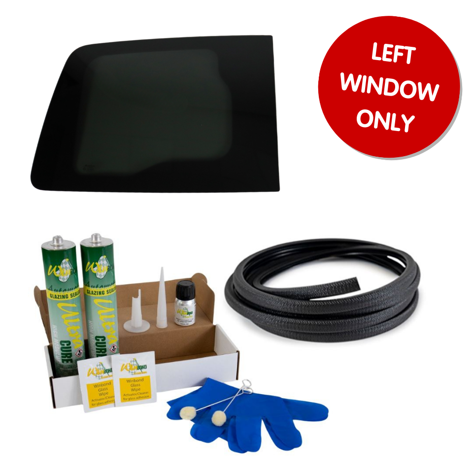 Barn Door Windows + Fitting Kit for Vauxhall Vivaro (2019+) and Citroën Dispatch, Peugeot Expert 3rd Gen K0, Toyota Proace K0 Vans (from 2016-present)