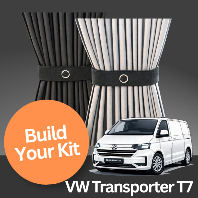 VW T7 Premium Blackout Curtains: Build Your Curtain Set