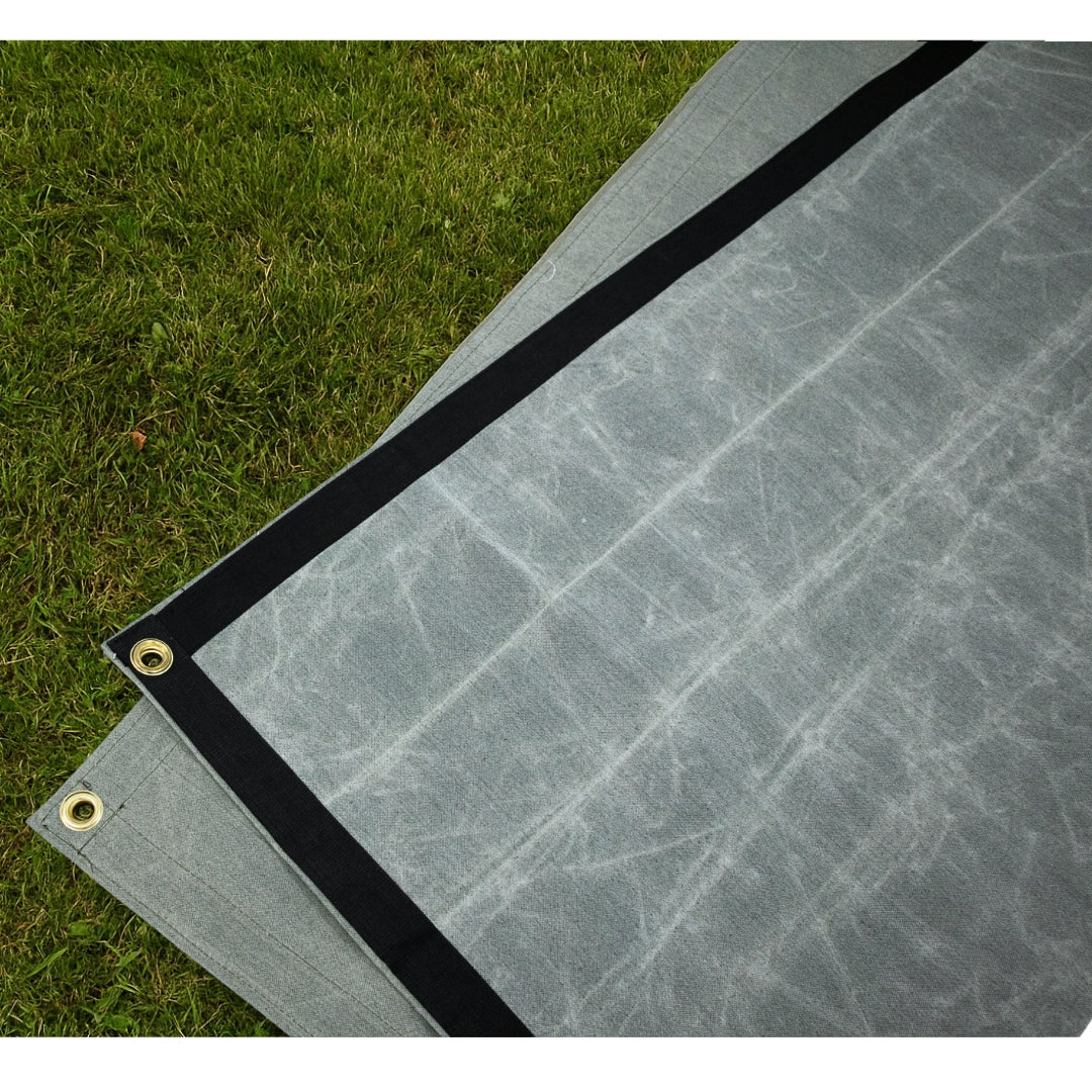 Kiravans 'Whatever' Waxed Cotton Tarp - For Porch Flooring, Changing M