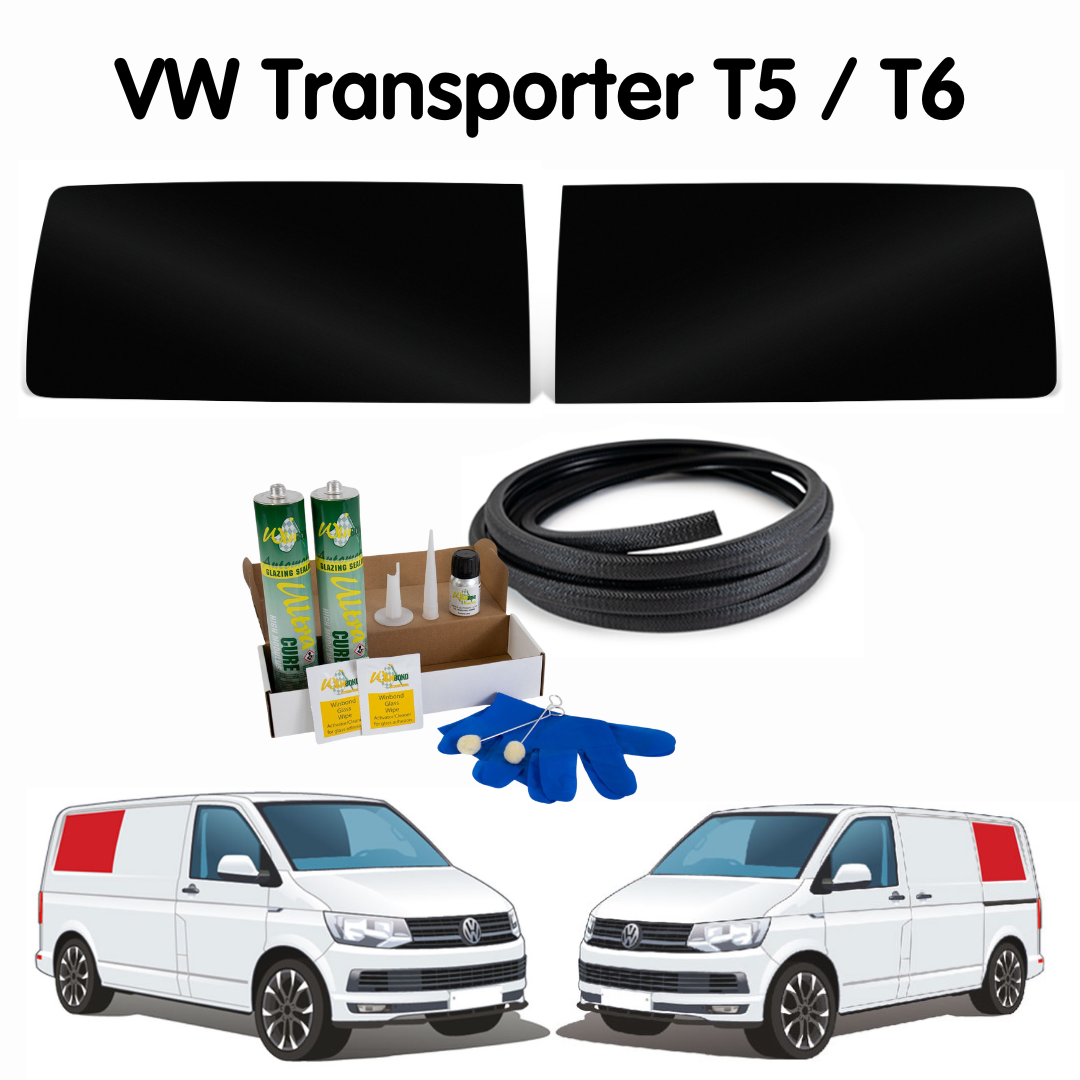 T6 Rear Window Installation Right Opening Window + Fitting Kit for VW Transporter T5 to T6.1 (2003