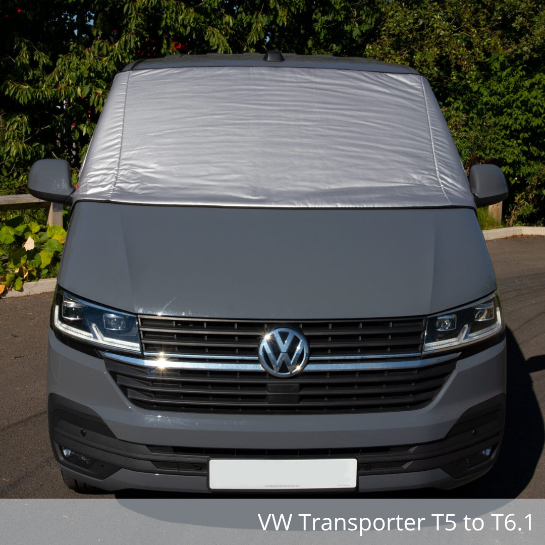 Kiravans Campervan External Cab Window Screen Cover – Slim & Space-Saving – VW, Ford, Peugeot, Citroën, Toyota, Vauxhall & Fiat