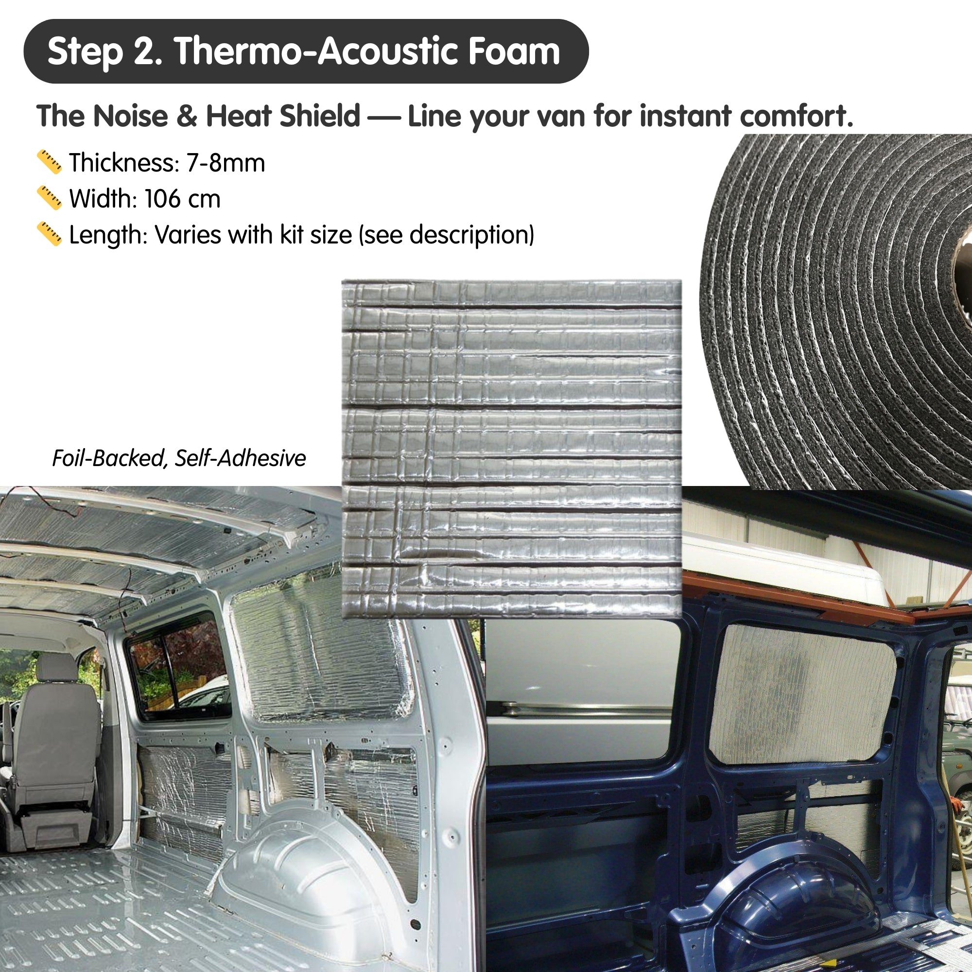 Campervan Insulation Bundle Kit