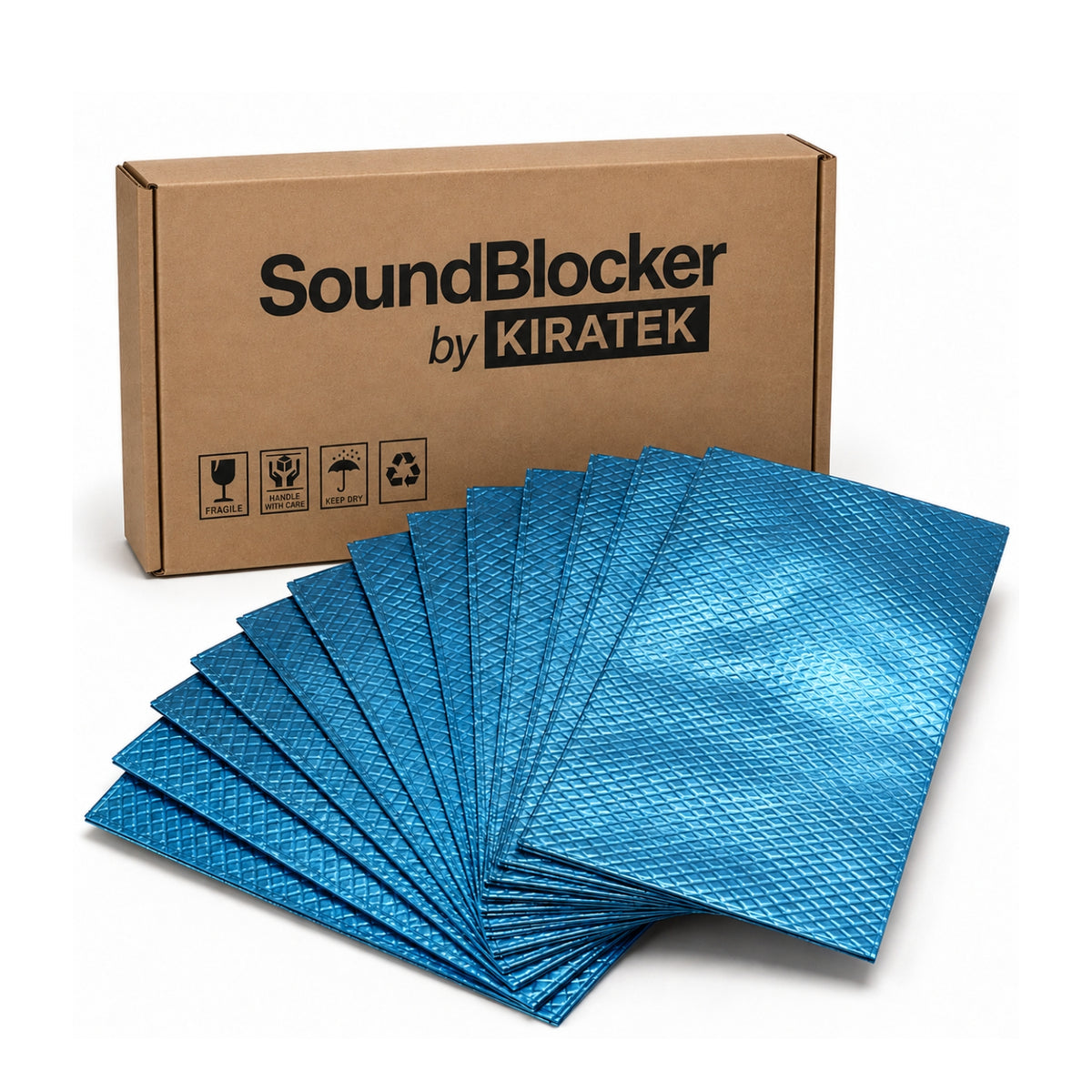 Sound Deadening Mat 2mm to Reduce Noise & Vibrations For Vans - SoundBlocker by KIRATEK