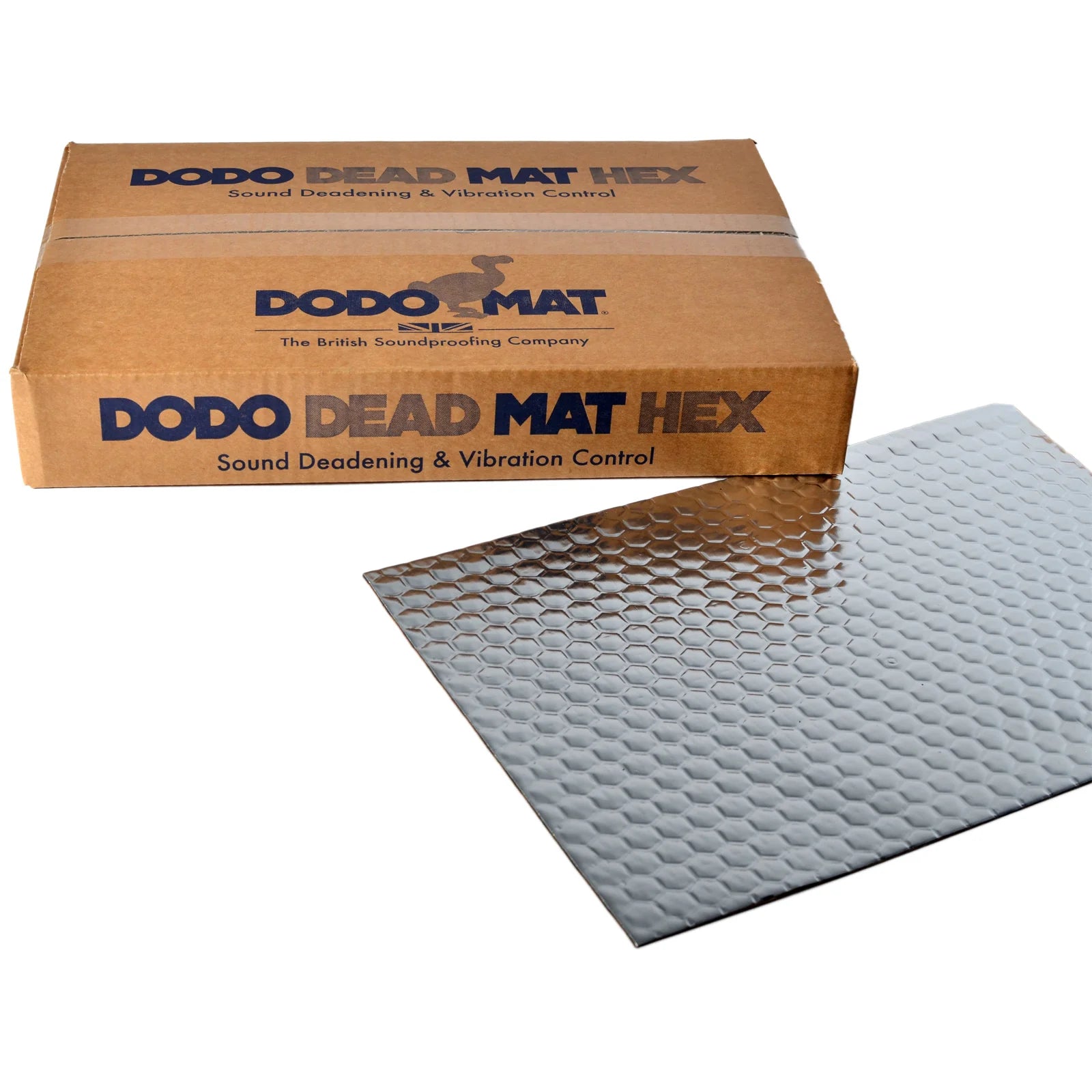 Dodo Mat DEADN Hex – 1.8mm Soundproofing Mat - Reduces Noise & Vibrations (30 Sheet Pack)