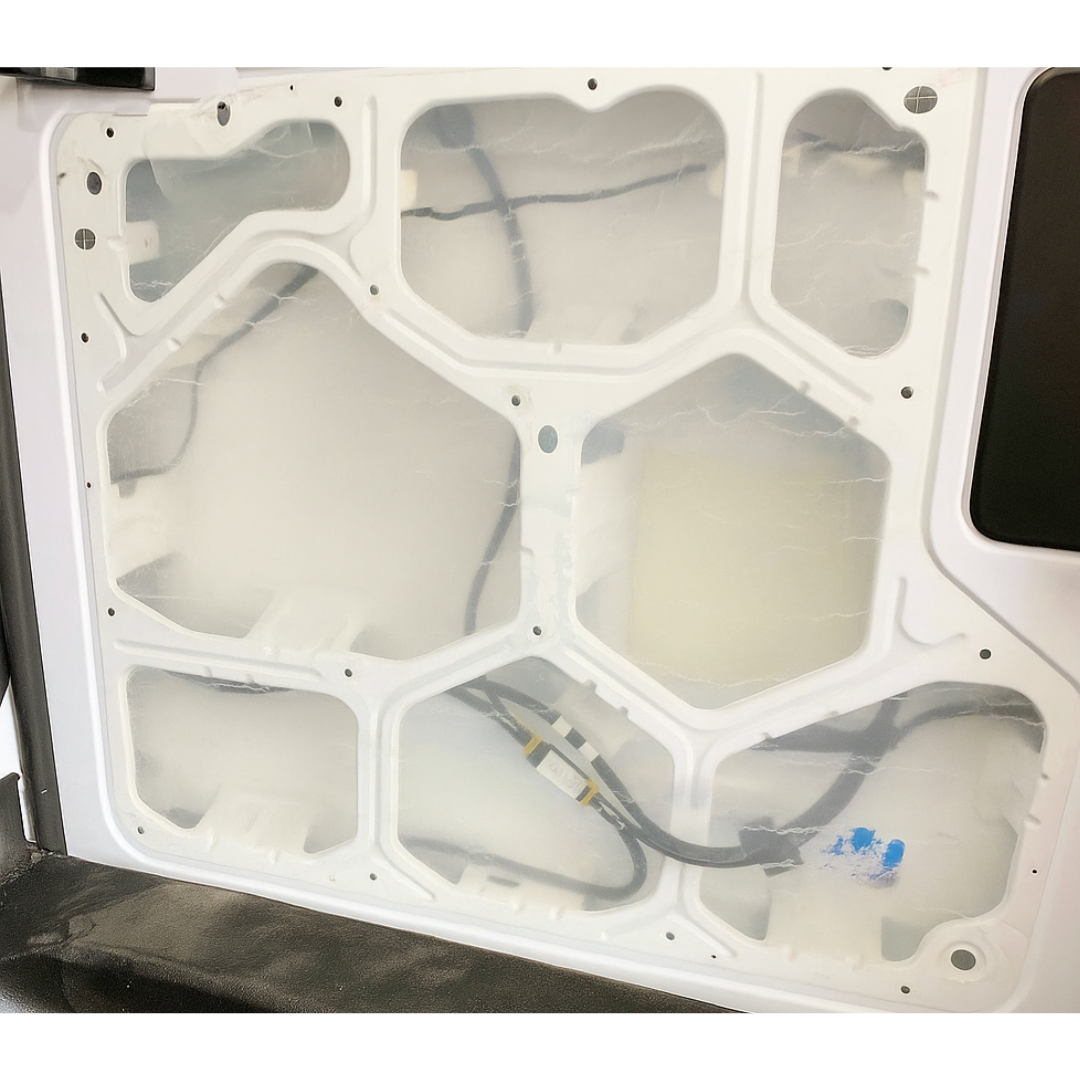 Ford Transit Custom 2018 facelift–2023 Sliding Door Storage Pocket (Black) | Kiravans DoorStore