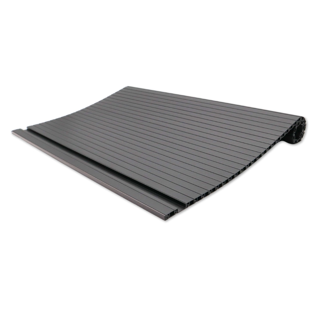 Campervan Tambour Door Kit – Roller Shutter (Silver or Black), 600 mm W × 606 mm D