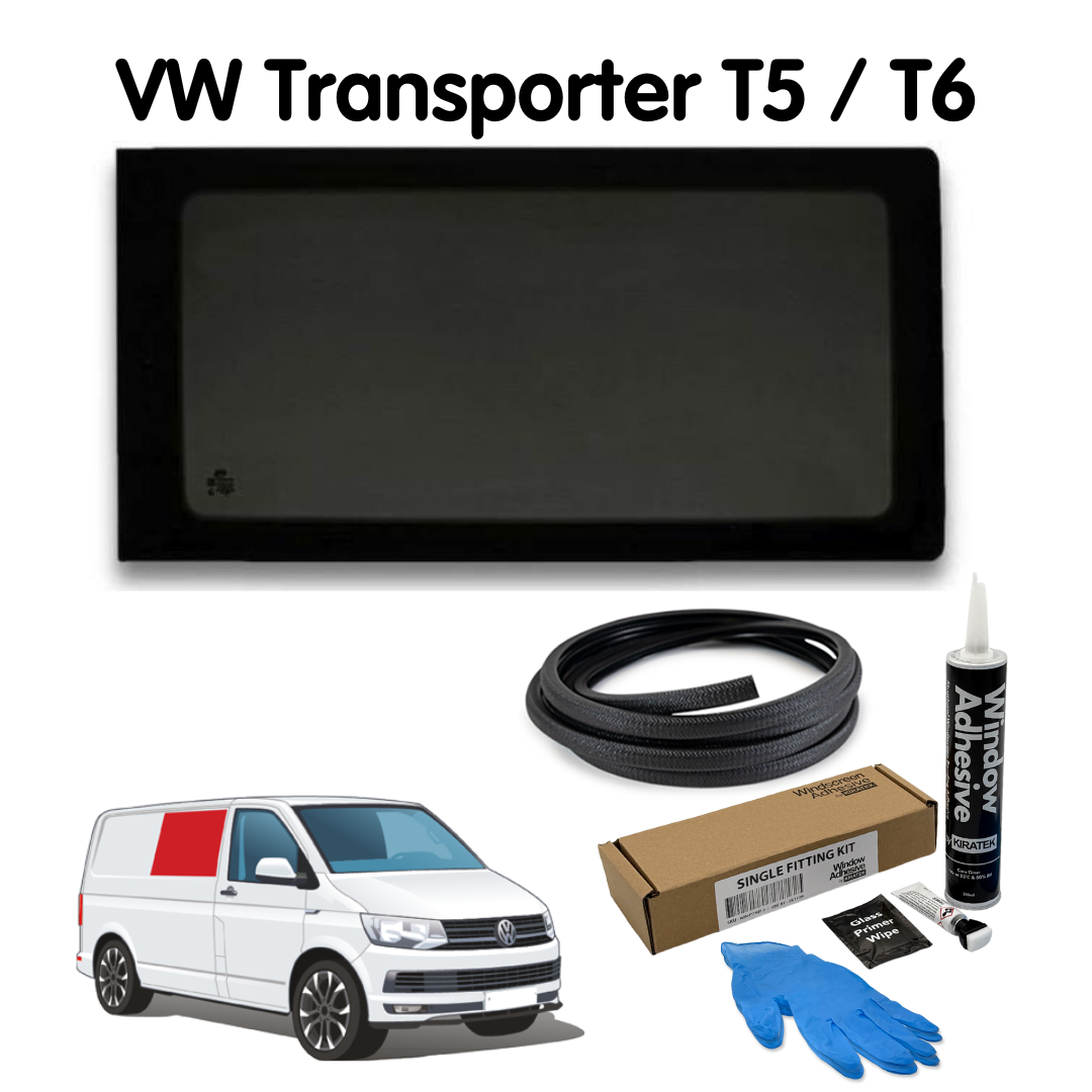Right Fixed Window + Fitting Kit for VW Transporter T5 to T6.1 (2003-2024)