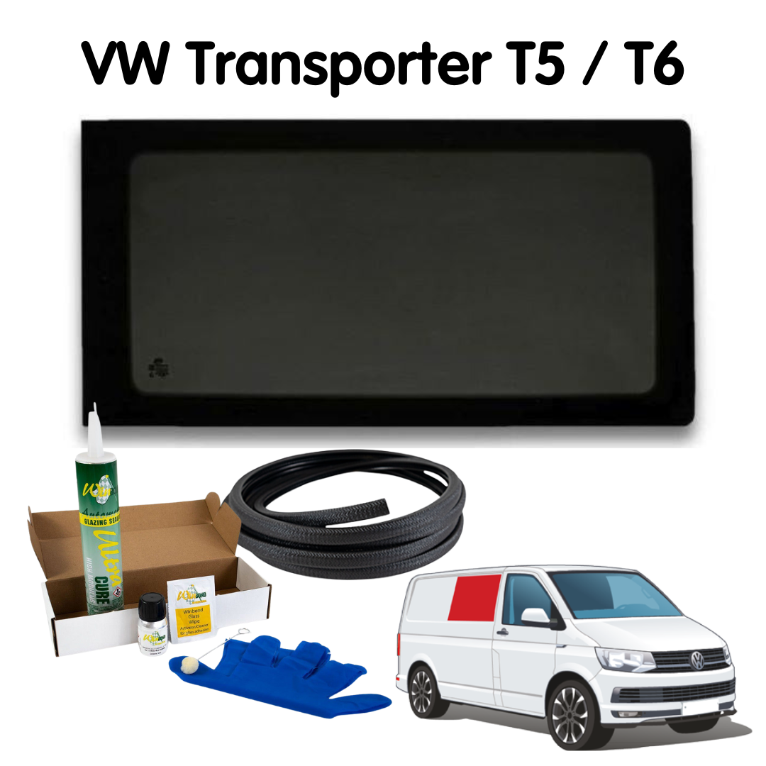 Right Fixed Window + Fitting Kit for VW Transporter T5 to T6.1 (2003-2024)