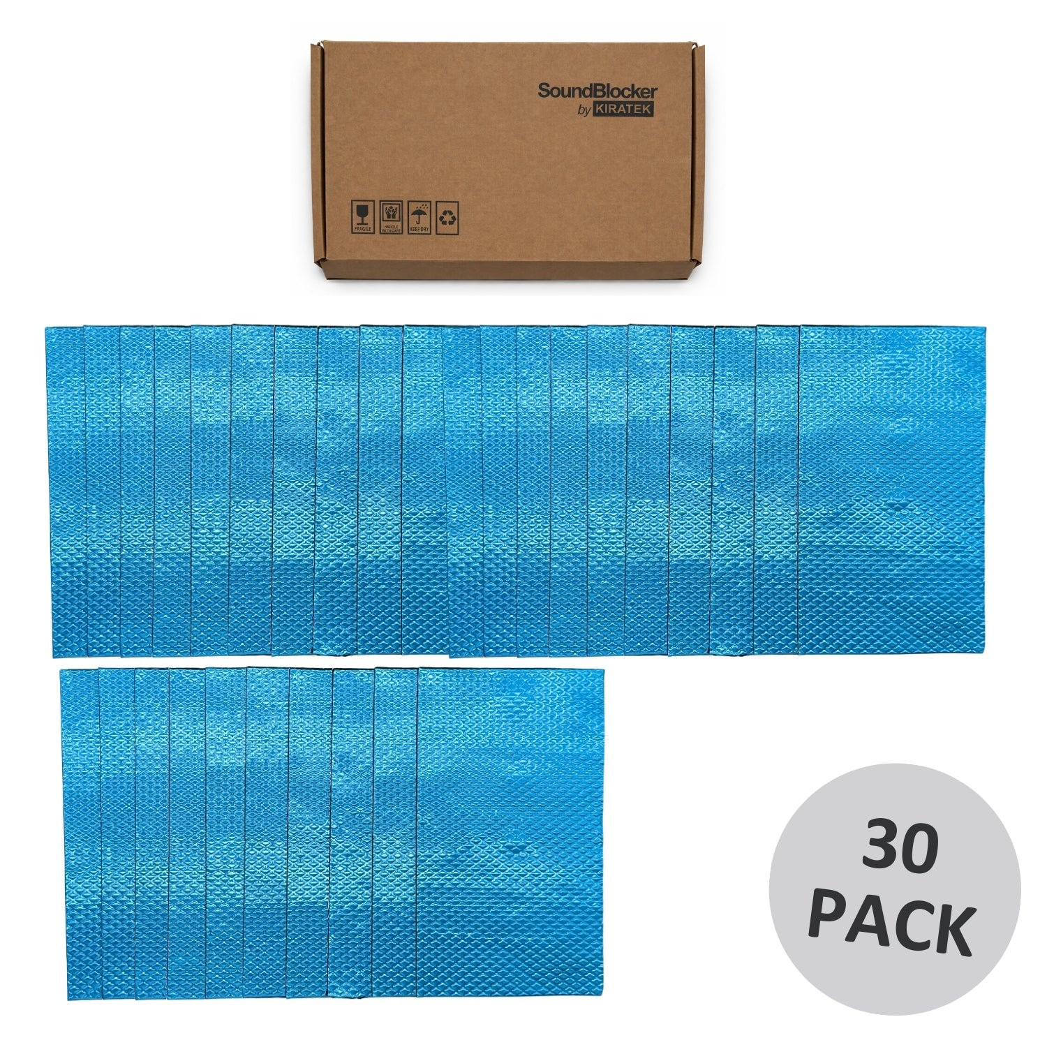 SoundBlocker by KIRATEK – 2mm Soundproofing Mat to Reduce Noise & Vibrations