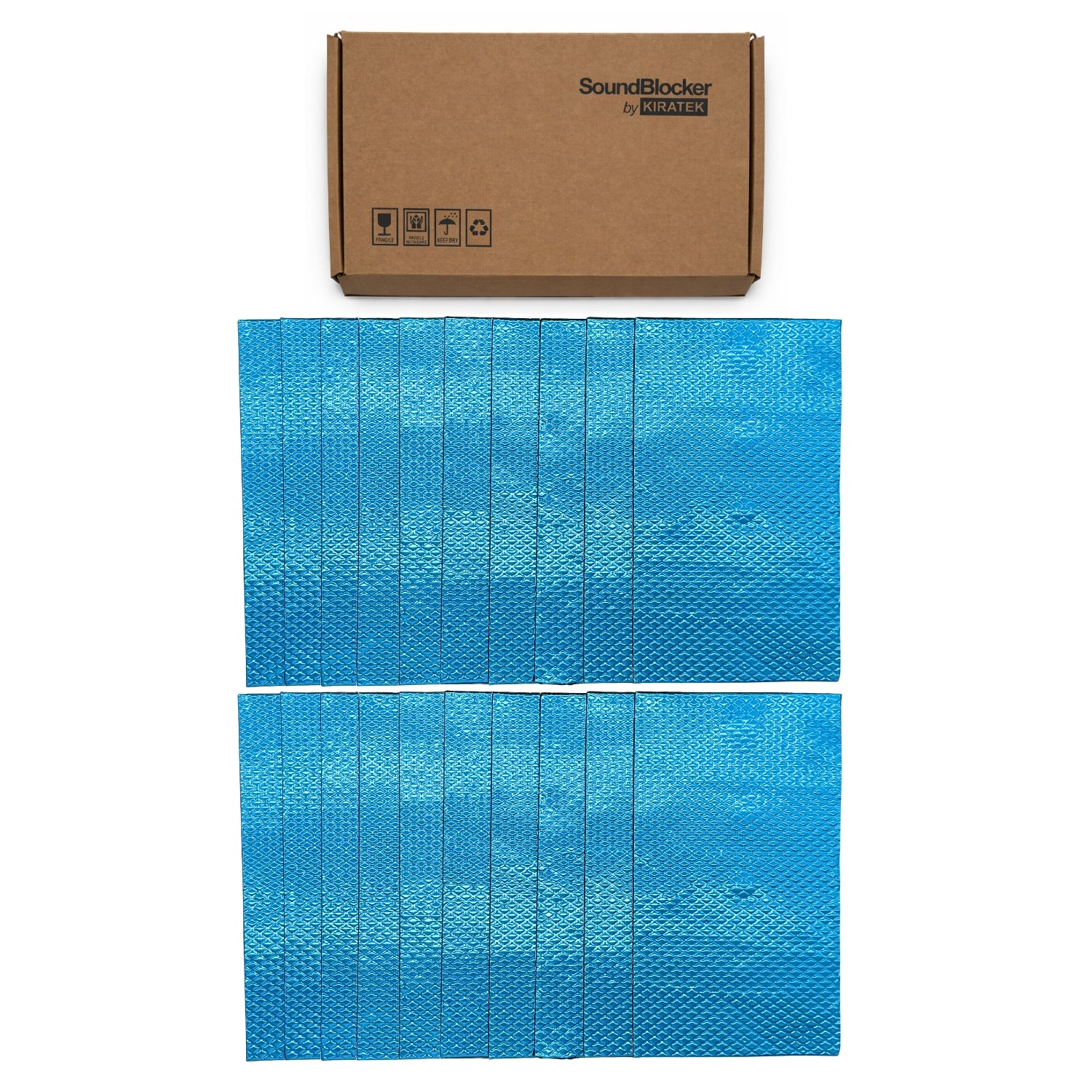 SoundBlocker by KIRATEK – 2mm Soundproofing Mat to Reduce Noise & Vibrations