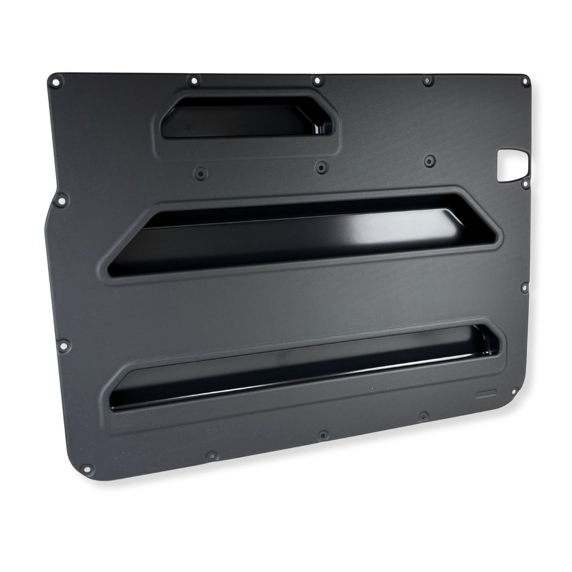 VW T5–T6.1 Sliding Door Storage Pocket (Black) | Kiravans DoorStore