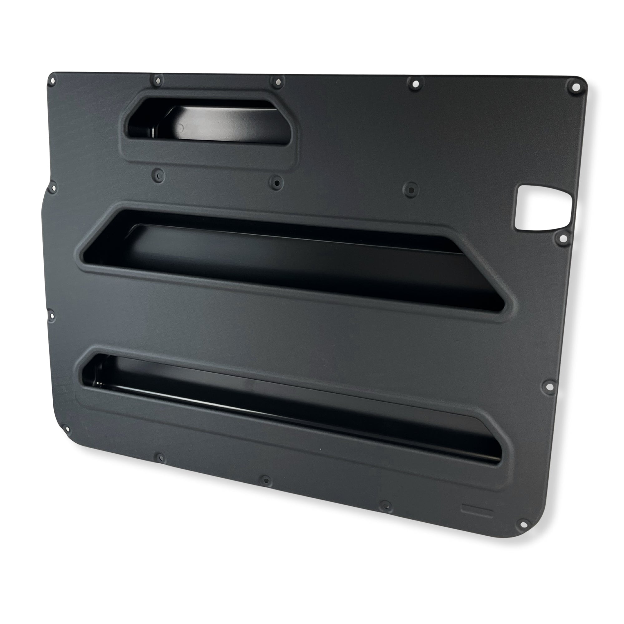 VW T5–T6.1 Sliding Door Storage Pocket (Black) | Kiravans DoorStore