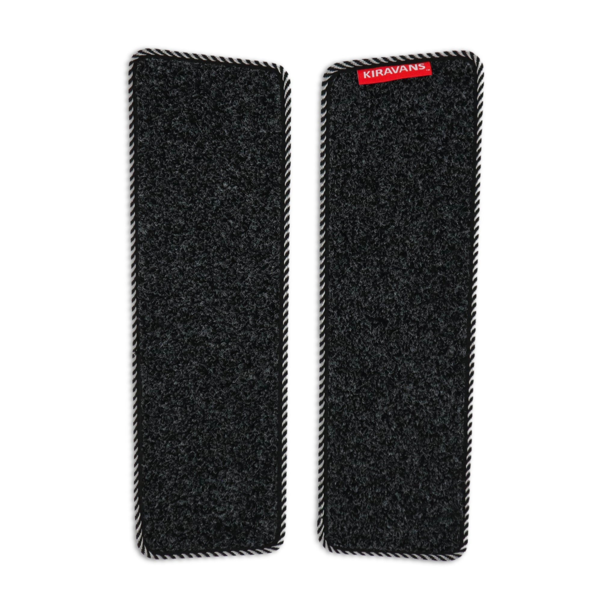 Pair of Side Step Mats for Driver & Passenger Doors - Ford Transit Custom