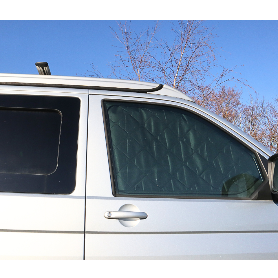 Internal Cab Silver Screens with Magnets for VW Transporter T5 to T6.1, Trafic, Transit Custom & PSA Vans — OCEAN WAVE
