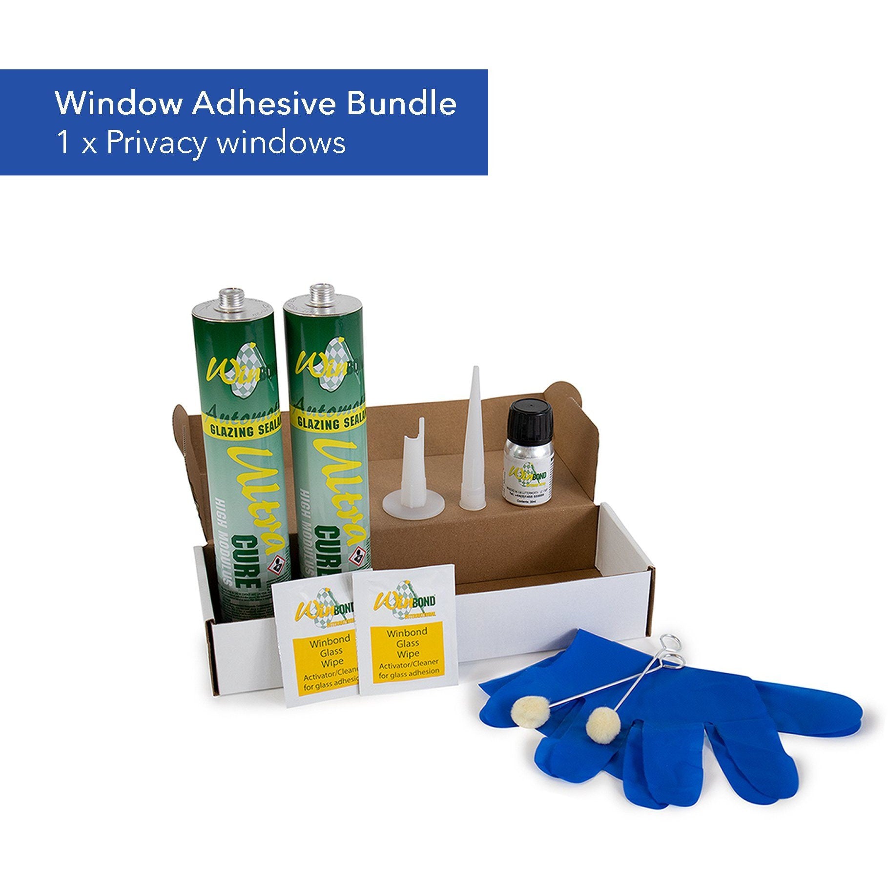 Ultra Cure Campervan Window Adhesive Bundle Kiravans Window Adhesive Bundle - 1 x Window 