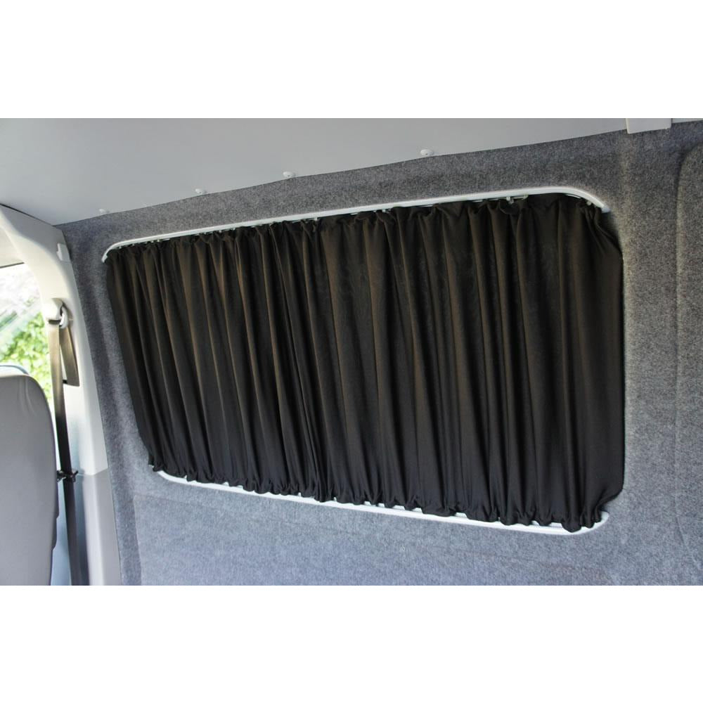 VW T5 T5.1 T6 Blackout Curtains TAILGATE KOMBI SET Transporter BLACK – Van Markt VW T5 T5.1 T6 Blackout Curtains TAILGATE KOMBI SET Transporter BLACK – Van Markt