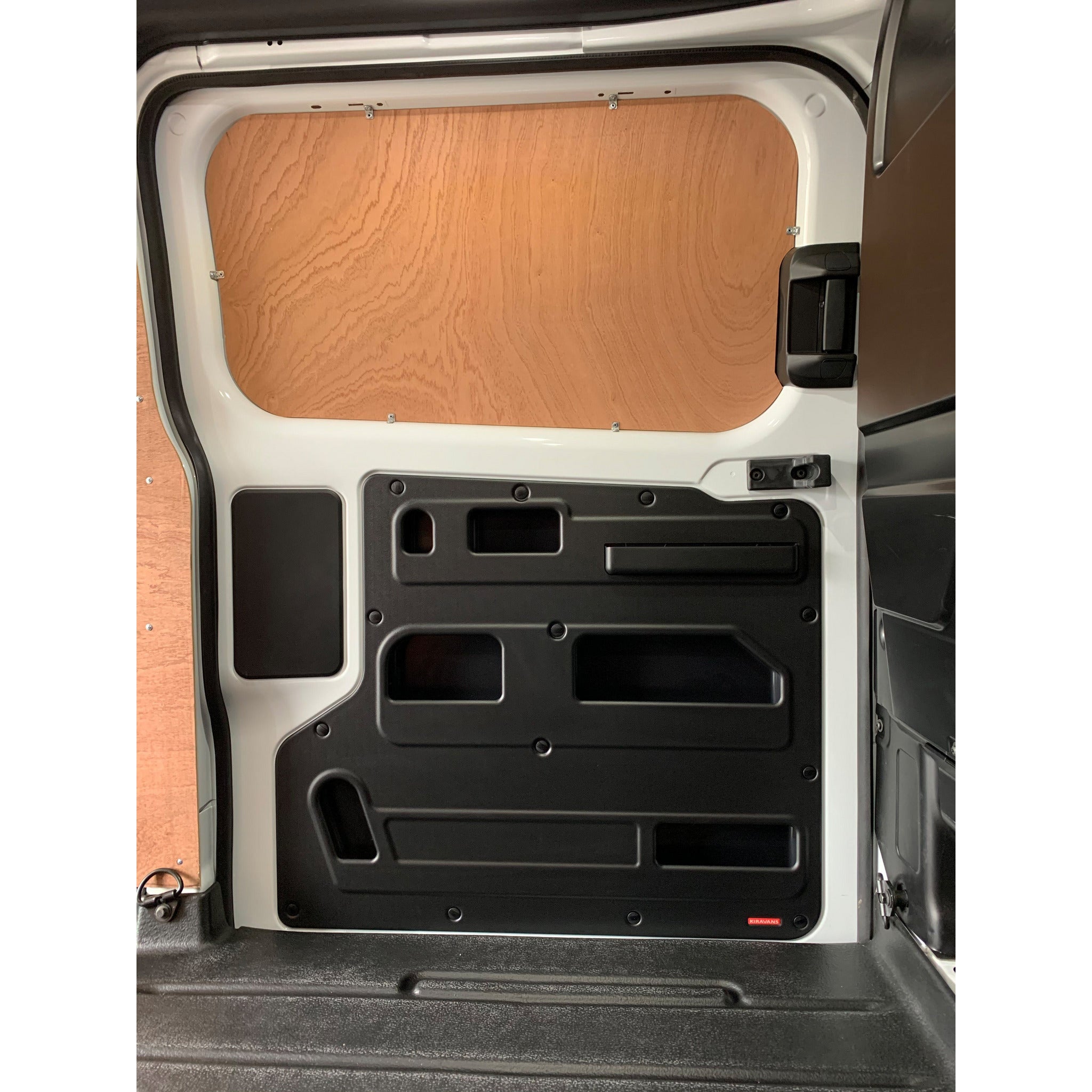 Kiravans Ford Transit Custom DoorStore (Left Sliding Door) + PanelStore (Right Fixed Panel) Bundle Designed by Kiravans 