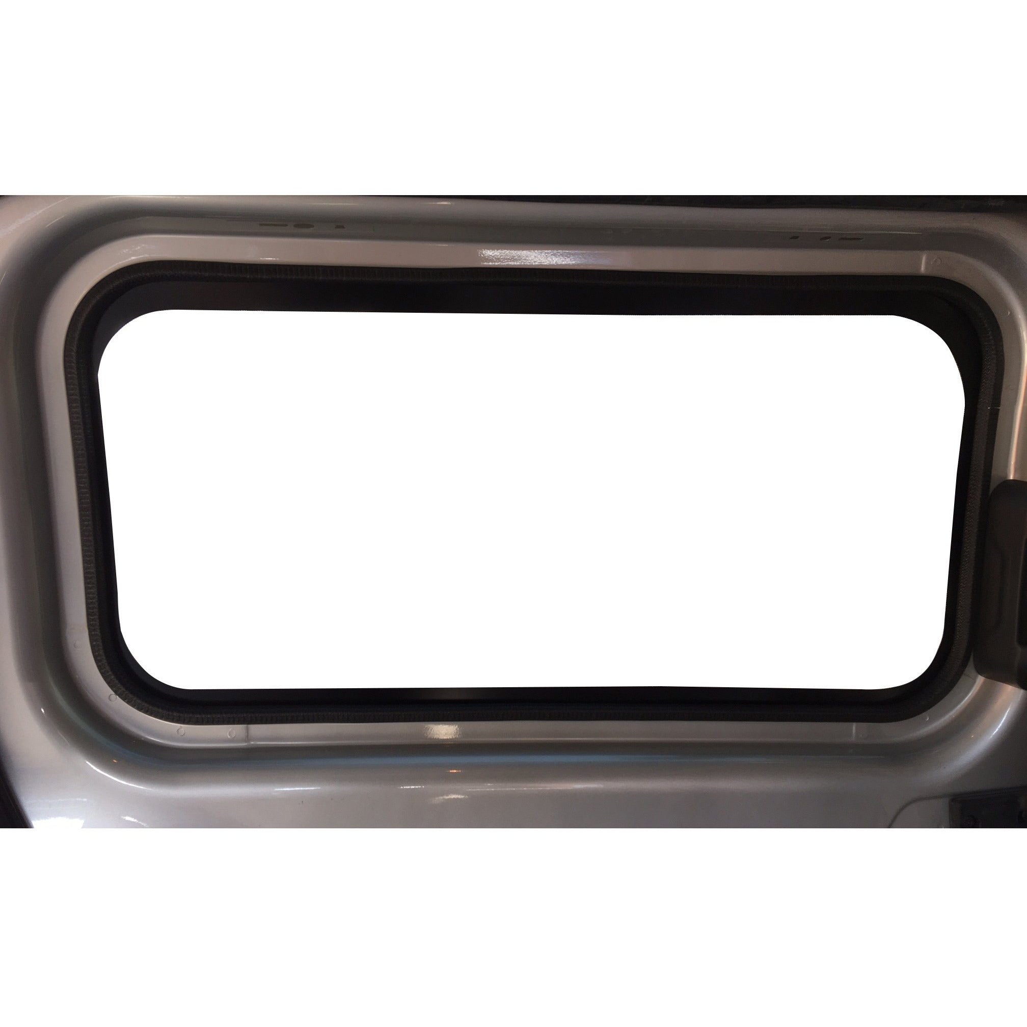 Right Fixed Window Ford Transit Custom 2013-2020 - Non-sliding Door Camper Glass by Kiravans 