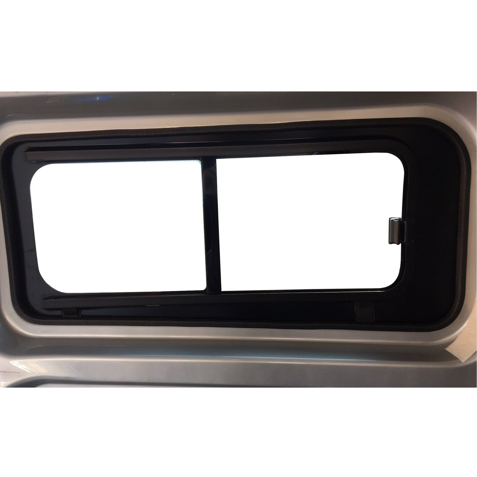 1 Left Fixed + 1 Right Opening Campervan Side Window Bundle Transit Custom 2013+ Camper Glass by Kiravans 