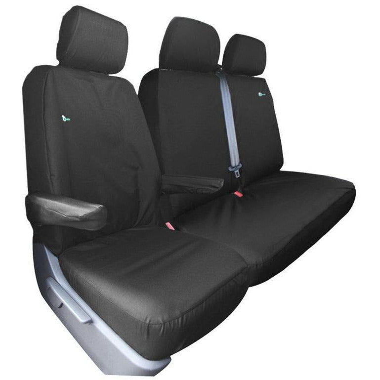 T5/T6 Hand Tailored Seat Covers - Front Set Kiravans Front Single Driver + Front Double Passenger 