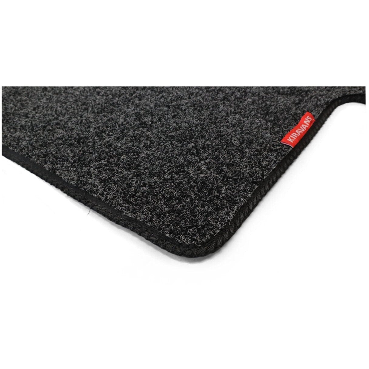 VW T6.1 Cab Mat - for Kiravans Double Seat Swivel (Right Hand Drive) Designed by Kiravans Anthracite with Black Trim 