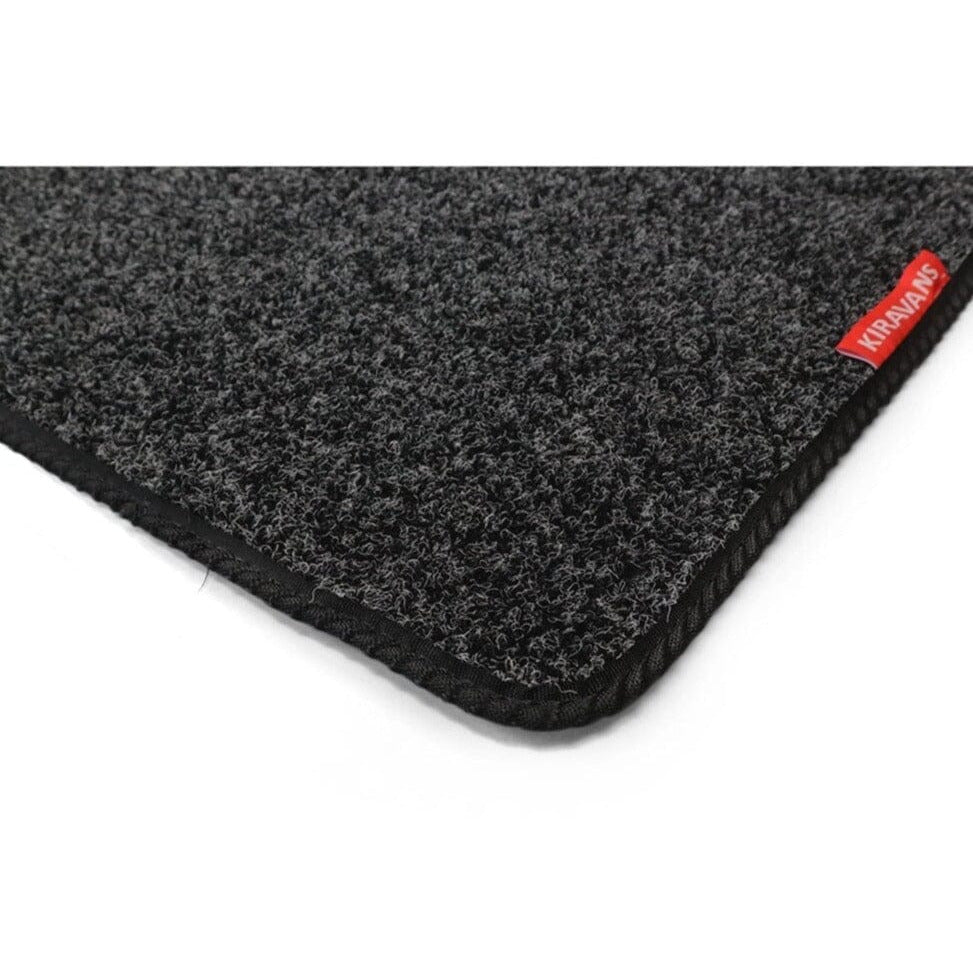 VW T5/T6 Side Step Mat - Left Sliding Door Kiravans Anthracite with Black Trim 