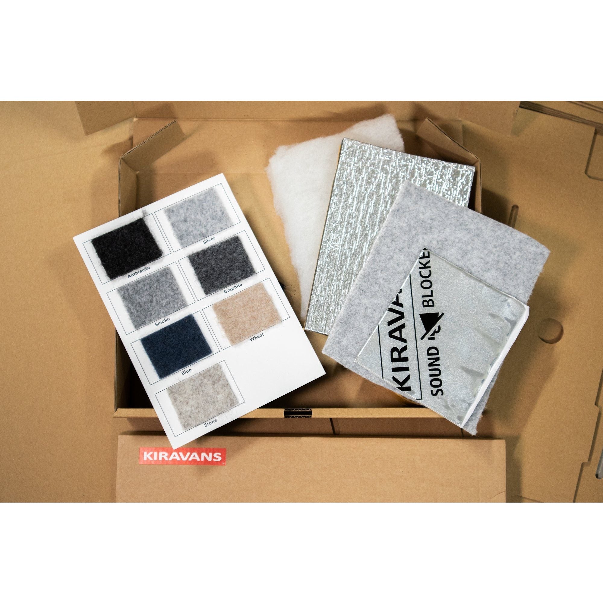 Kiravans 4-step Campervan Lining System - FREE SAMPLE PACK