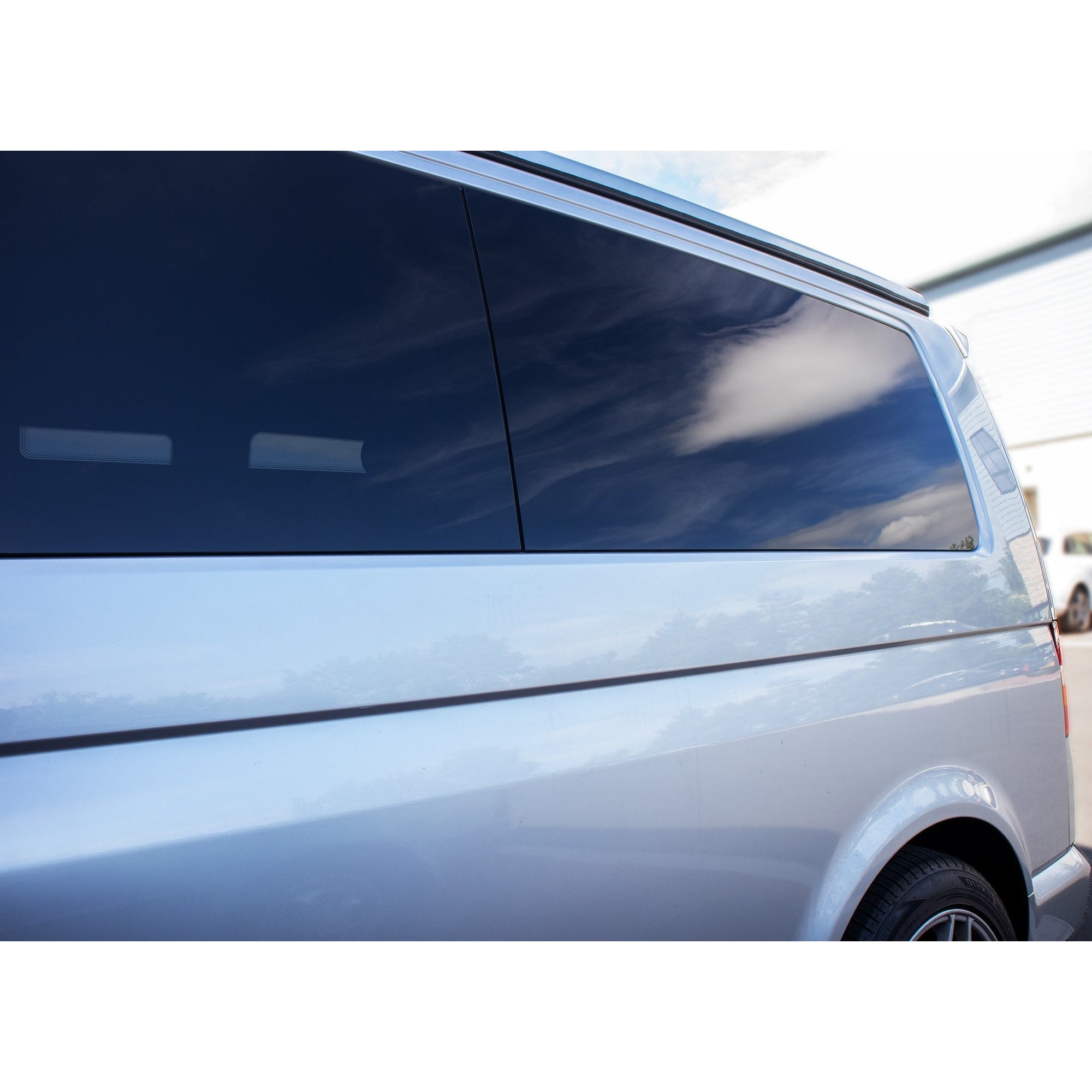 Left Rear Quarter FAKE Window VW T5 / T6 Camper Glass by Kiravans 