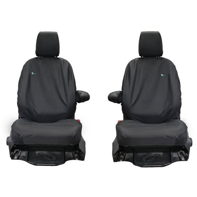 Ford Transit Custom Hand Tailored Seat Covers - Front Set Kiravans Front Single Driver + Front Single Passenger 