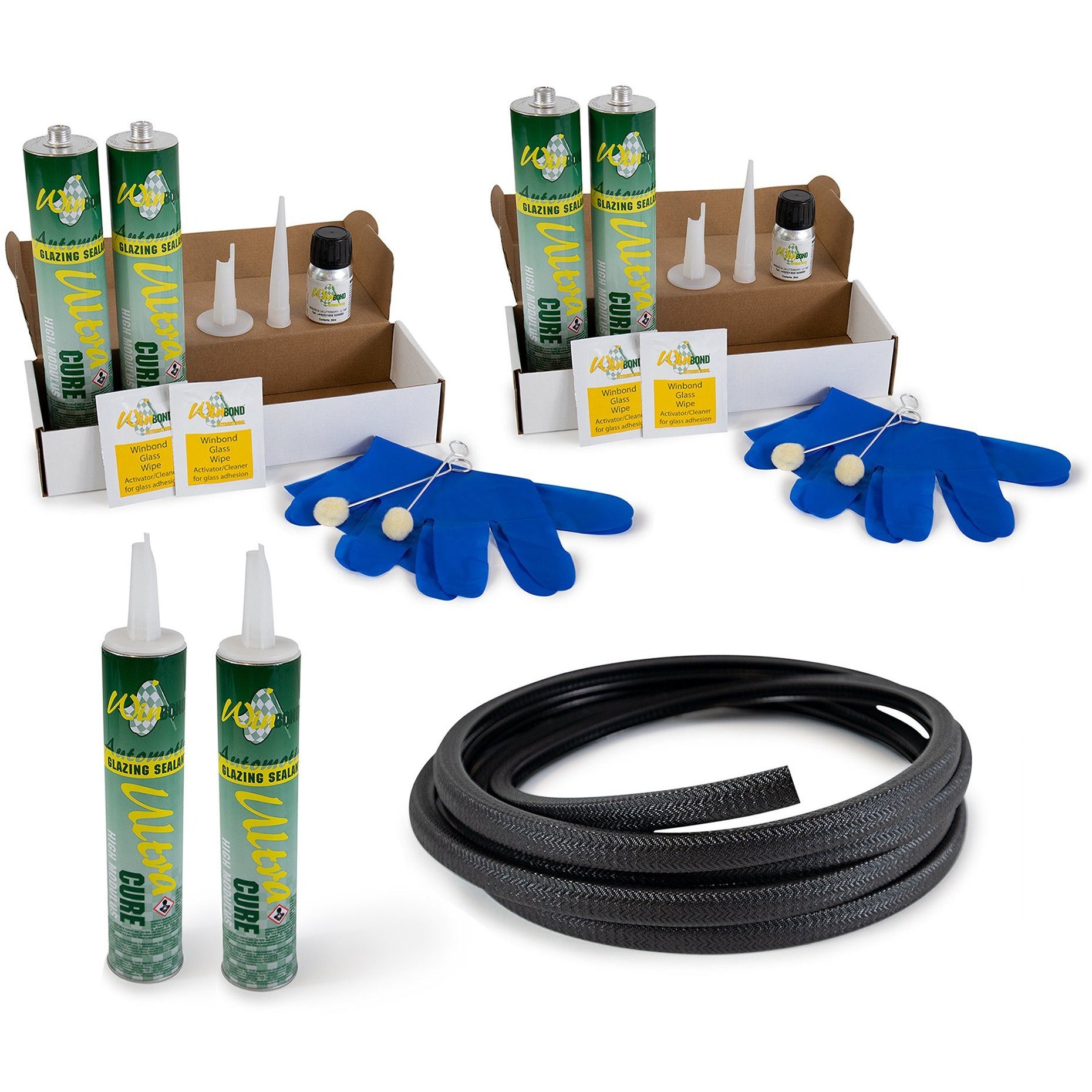 Ultra Cure Campervan Window Adhesive & U-Profile Edge Trim Bundle Kiravans 