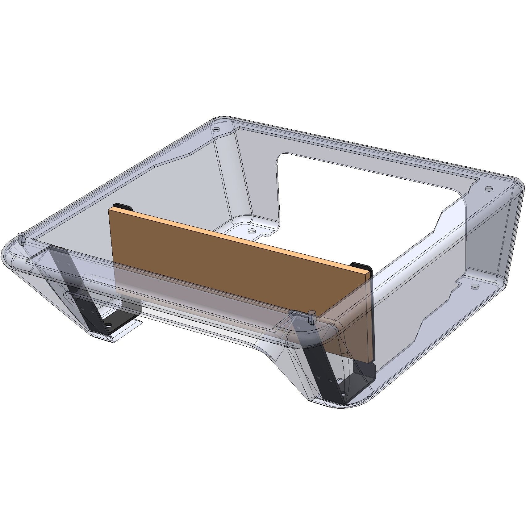 VW T5 T6 Under Seat Accessory Holder Brackets Designed by Kiravans 