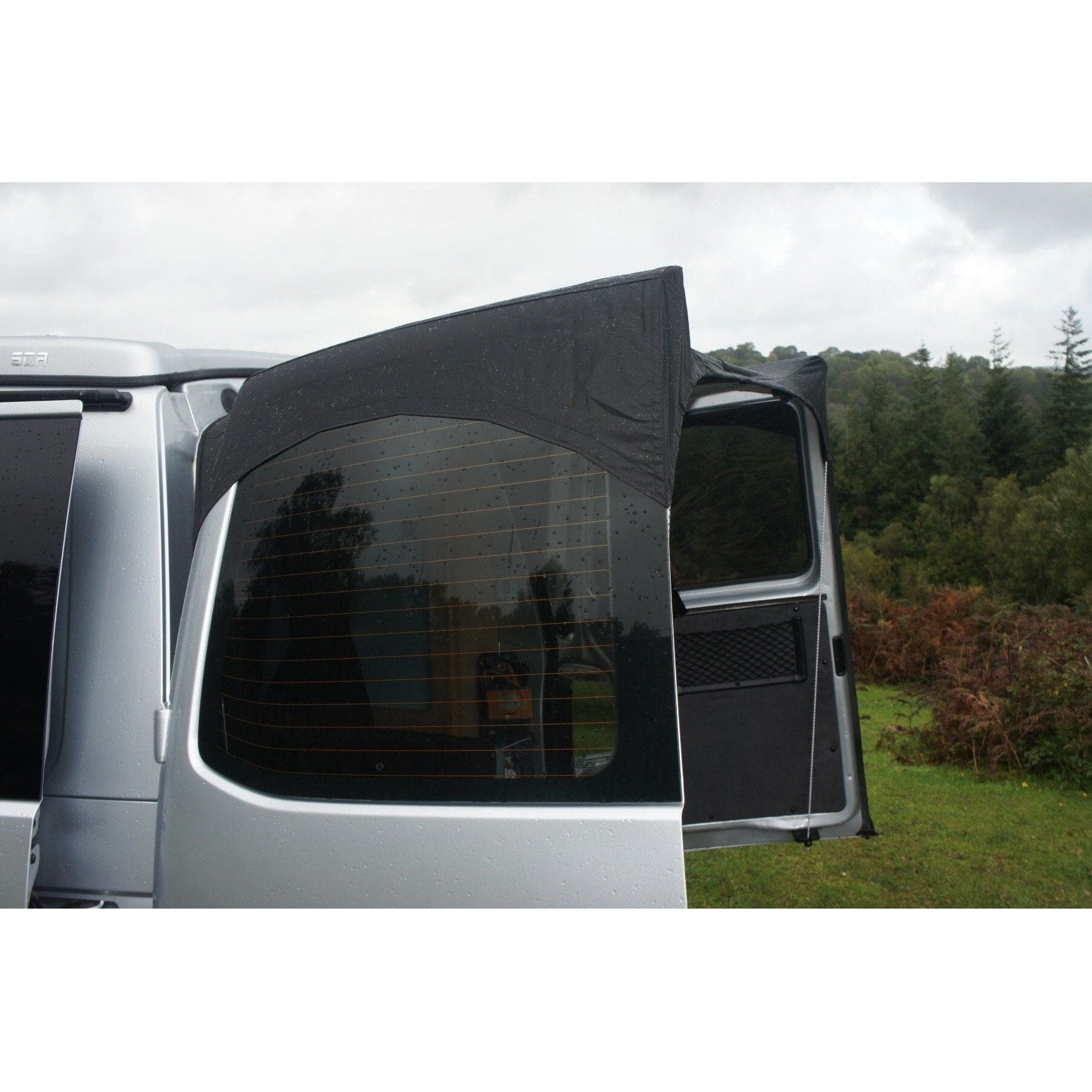 Kiravans Barn Door Campervan Awning for Transit Custom Designed by Kiravans 