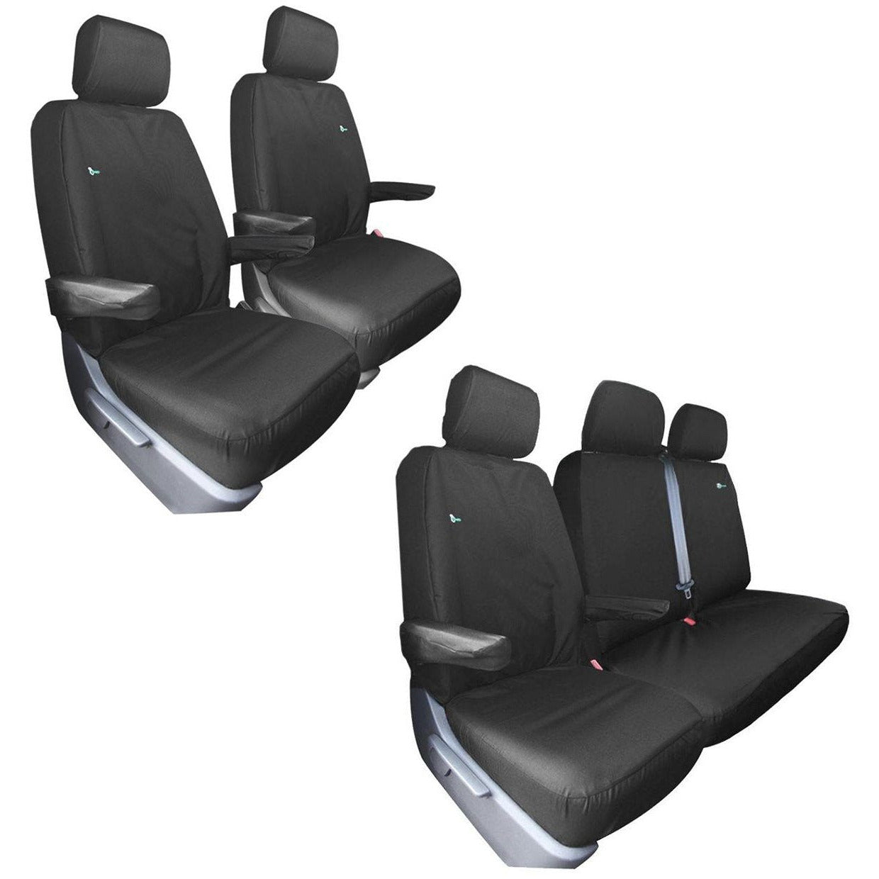 T5/T6 Hand Tailored Seat Covers - Front Set Kiravans 