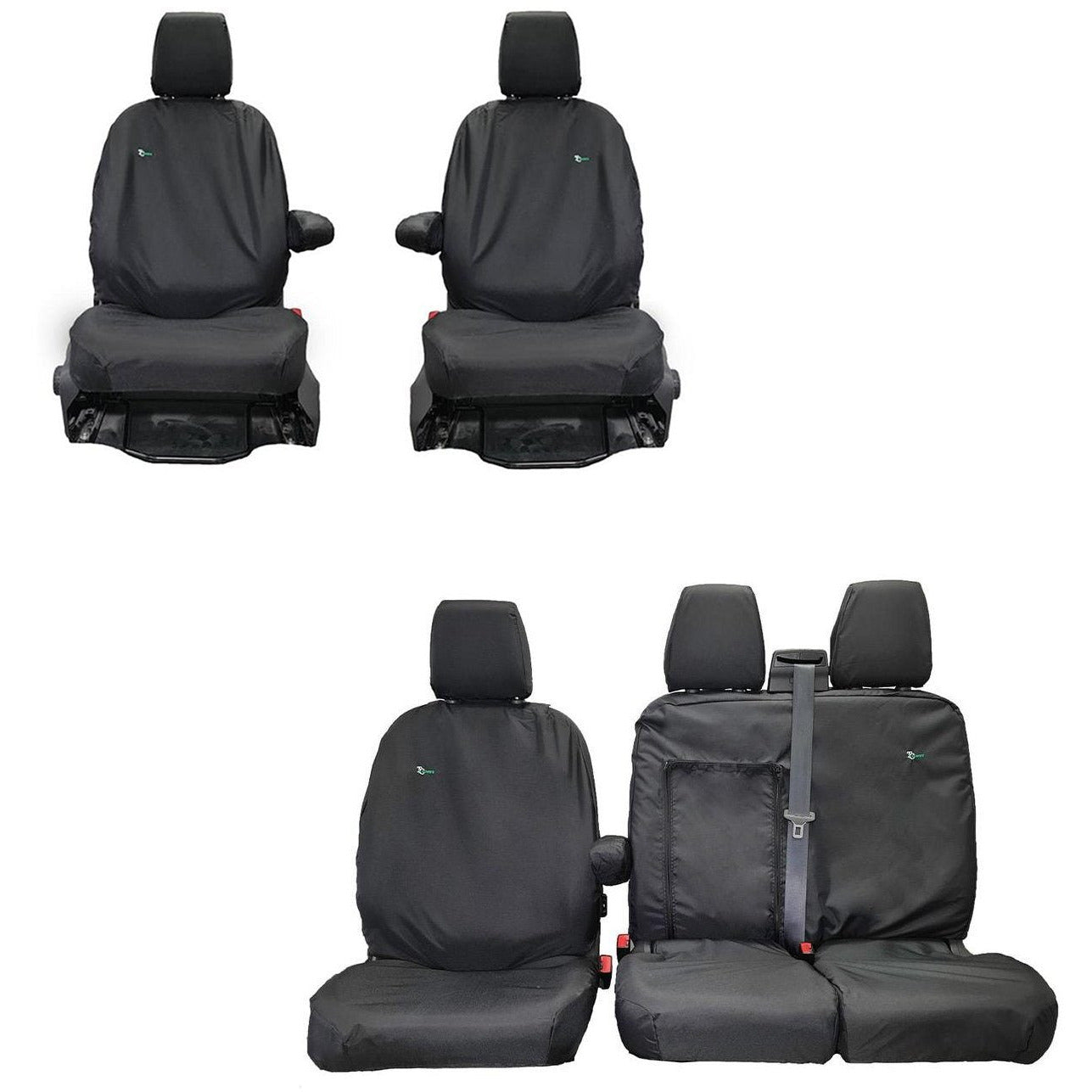 Ford Transit Custom Hand Tailored Seat Covers - Front Set Kiravans 
