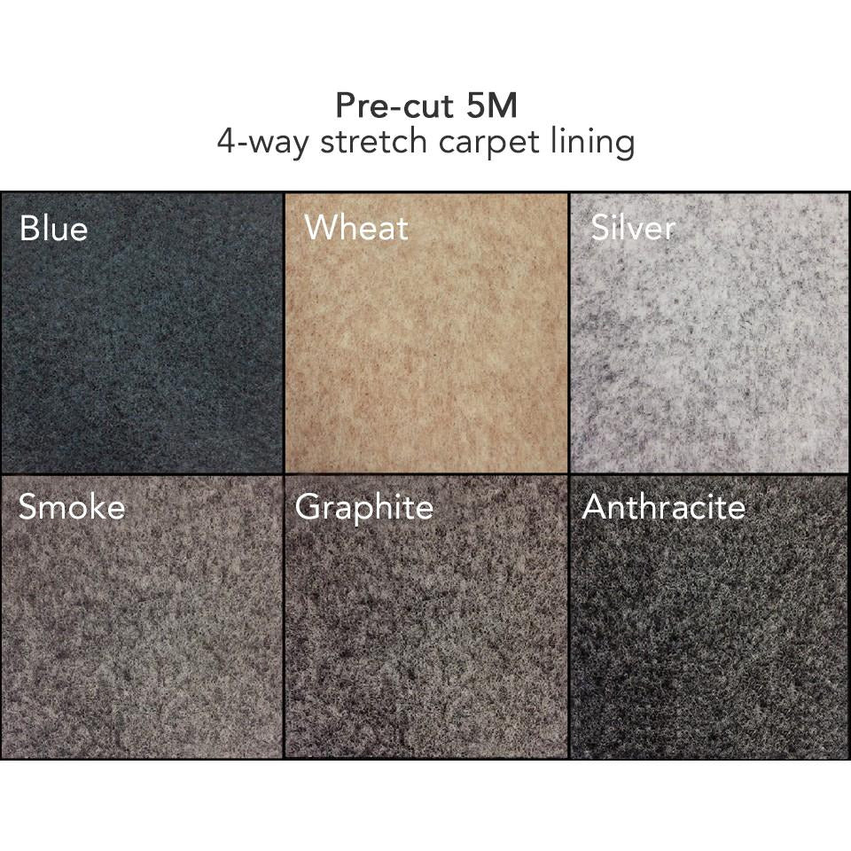 5m 4-way Stretch Lining Carpet | Choose Your Colour Kiravans 