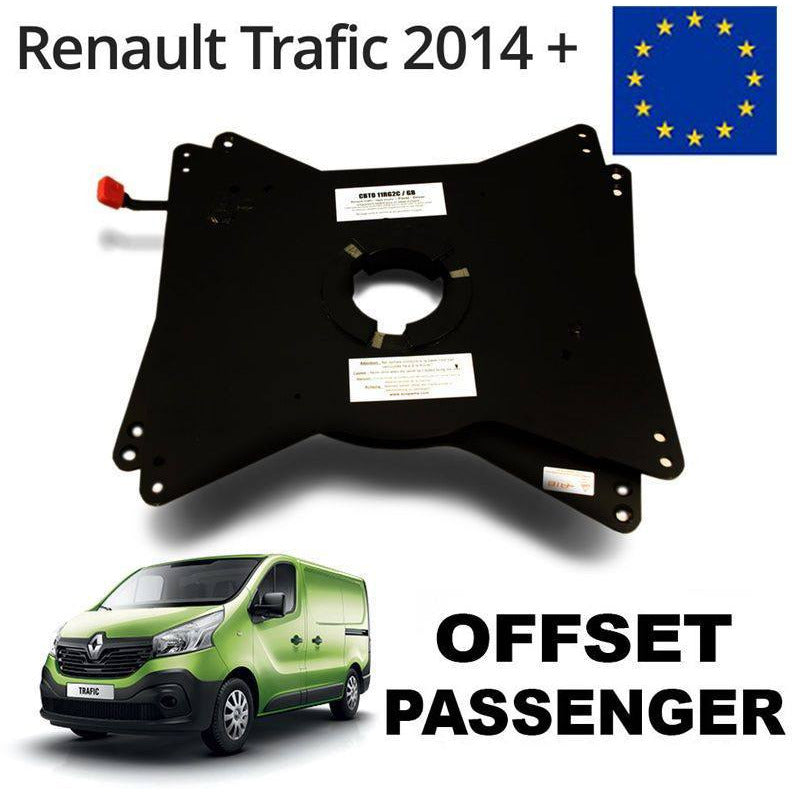 RIB Renault Trafic 2014+ (3rd Gen X82) Single Seat Swivel - Offset Passenger (Left Hand Drive) RIB 