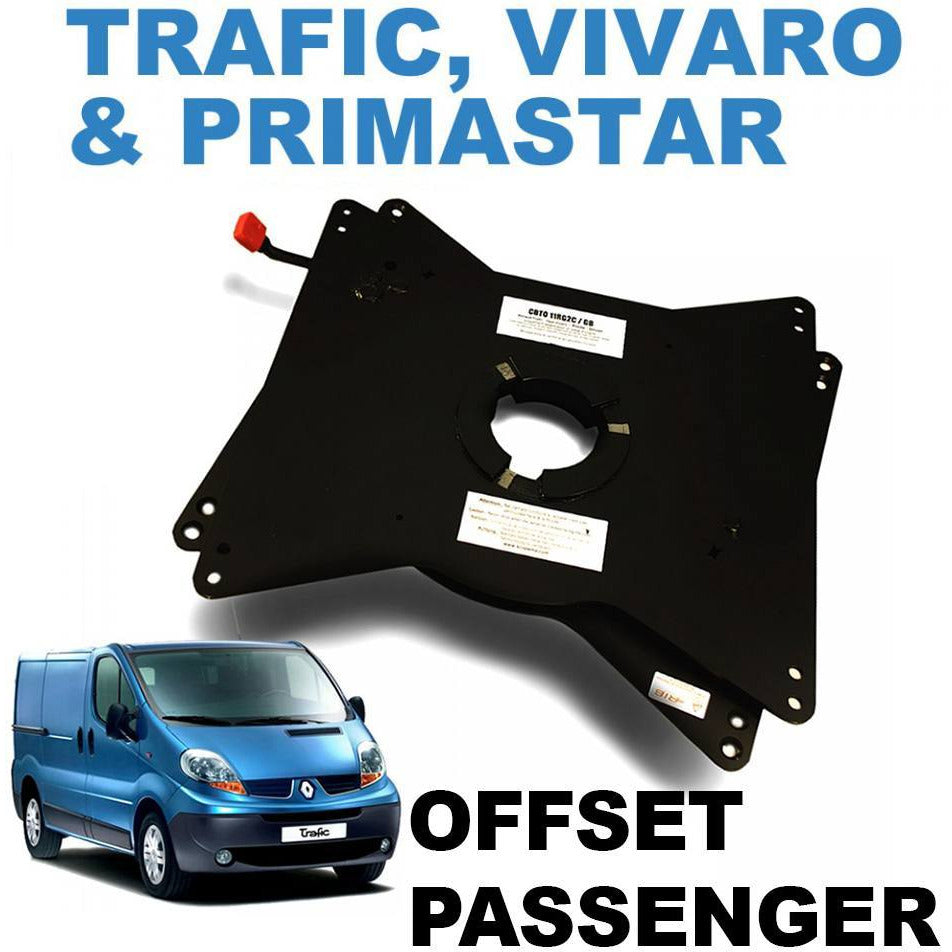 Vivaro / Trafic Passenger seat swivel (RIB) (2001-2014) with offset