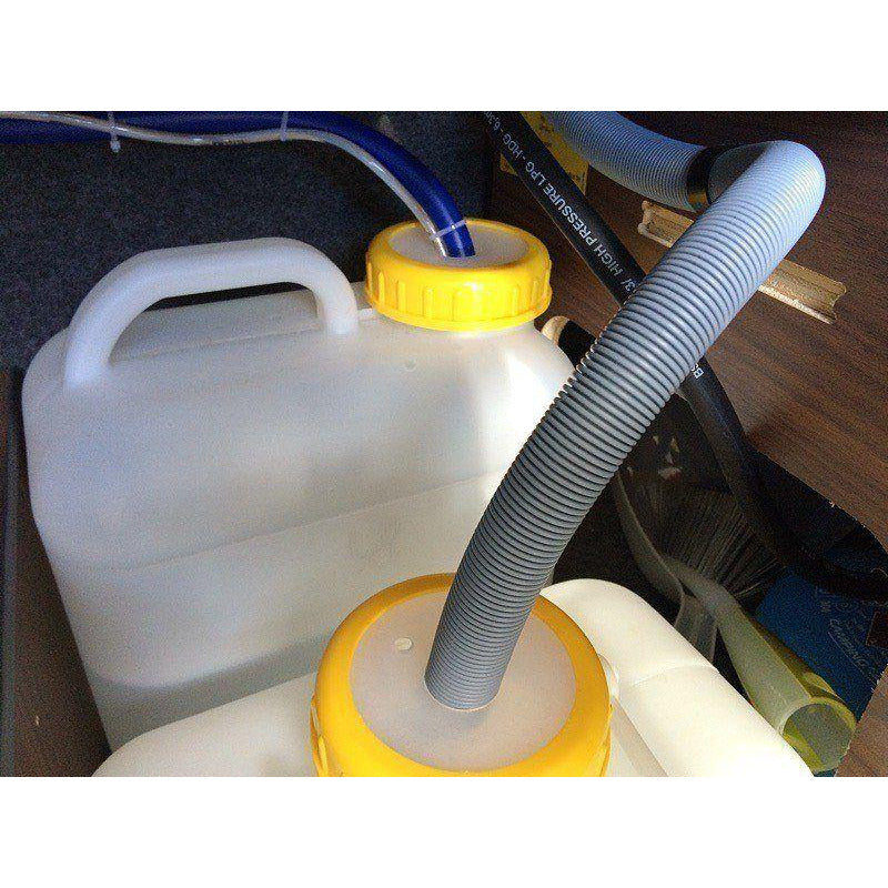 13 Litre Water Container - Fixed Handle & Screw Top (Includes 2 Caps) Kiravans 